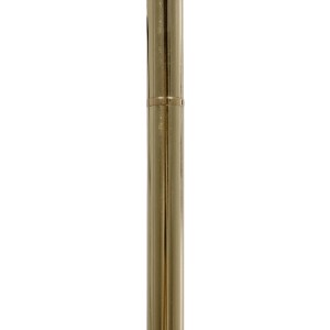 glo-204-0192-204_0192_8 GLOBOSTAR® ALES 204-0192 ΜΟΝΤΕΡΝΟ ΕΠΙΔΑΠΕΔΙΟ ΦΩΤΙΣΤΙΚΟ ΜΕ ΝΤΟΥΙ 1 X E27 AC 220-240V IP20 - ΜΠΕΖ & ΧΡΥΣΟ - Μ40 X Π40 X Υ150CM