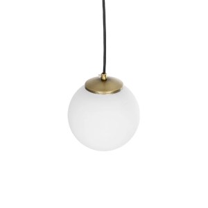 glo-204-0195-204_0195_6 GLOBOSTAR® GLOBIDIO 204-0195 ΜΟΝΤΕΡΝΟ ΚΡΕΜΑΣΤΟ ΦΩΤΙΣΤΙΚΟ ΟΡΟΦΗΣ ΜΕ ΝΤΟΥΙ 1 X E27 AC 220-240V IP20 - ΧΡΥΣΟ & ΛΕΥΚΟ - Μ15 X Π15 X Υ15CM