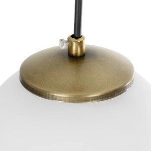 glo-204-0195-204_0195_8 GLOBOSTAR® GLOBIDIO 204-0195 ΜΟΝΤΕΡΝΟ ΚΡΕΜΑΣΤΟ ΦΩΤΙΣΤΙΚΟ ΟΡΟΦΗΣ ΜΕ ΝΤΟΥΙ 1 X E27 AC 220-240V IP20 - ΧΡΥΣΟ & ΛΕΥΚΟ - Μ15 X Π15 X Υ15CM