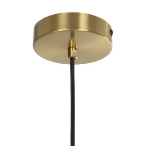 glo-204-0195-204_0195_9 GLOBOSTAR® GLOBIDIO 204-0195 ΜΟΝΤΕΡΝΟ ΚΡΕΜΑΣΤΟ ΦΩΤΙΣΤΙΚΟ ΟΡΟΦΗΣ ΜΕ ΝΤΟΥΙ 1 X E27 AC 220-240V IP20 - ΧΡΥΣΟ & ΛΕΥΚΟ - Μ15 X Π15 X Υ15CM