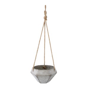 glo-20490-20490_2 GLOBOSTAR® ARTIFICIAL GARDEN SARAKINIKO 20490 ΚΡΕΜΑΣΤΟ ΠΗΛΙΝΟ ΚΕΡΑΜΙΚΟ ΚΑΣΠΩ ΓΛΑΣΤΡΑ - FLO