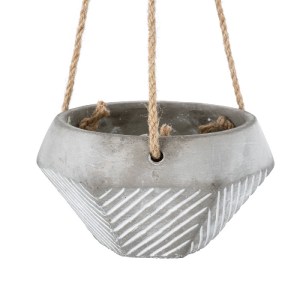 glo-20490-20490_5 GLOBOSTAR® ARTIFICIAL GARDEN SARAKINIKO 20490 ΚΡΕΜΑΣΤΟ ΠΗΛΙΝΟ ΚΕΡΑΜΙΚΟ ΚΑΣΠΩ ΓΛΑΣΤΡΑ - FLO