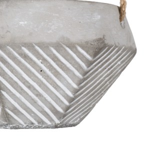 glo-20490-20490_7 GLOBOSTAR® ARTIFICIAL GARDEN SARAKINIKO 20490 ΚΡΕΜΑΣΤΟ ΠΗΛΙΝΟ ΚΕΡΑΜΙΚΟ ΚΑΣΠΩ ΓΛΑΣΤΡΑ - FLO