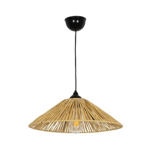 glo-205-0086-205_0086_3.webp GLOBOSTAR® CHAPEAU 205-0086 BOHO ΚΡΕΜΑΣΤΟ ΦΩΤΙΣΤΙΚΟ ΟΡΟΦΗΣ ΜΕ ΝΤΟΥΙ 1 X E27 AC 220-240V IP