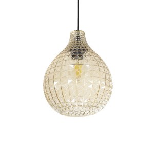 glo-206-0027-3166e3_206_0027_0 GLOBOSTAR® BASTIK 206-0027 ΜΟΝΤΕΡΝΟ ΚΡΕΜΑΣΤΟ ΦΩΤΙΣΤΙΚΟ ΟΡΟΦΗΣ ΜΕ ΝΤΟΥΙ 1 X E27 AC 220-240V