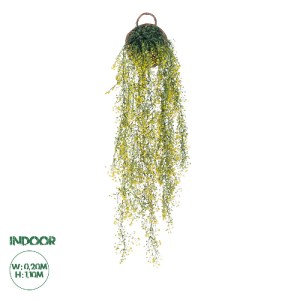 glo-20632-20632_0 GLOBOSTAR® ARTIFICIAL GARDEN GOLDEN BELL WILLOW 4 HANGING PLANT 20632 ΚΡΕΜΑΣΤΟ ΤΕΧΝΗΤΟ ΔΙΑ