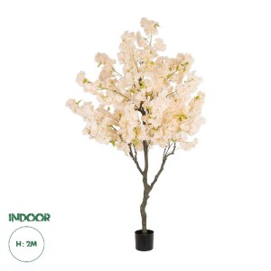 glo-20680-20680_00 GLOBOSTAR® ARTIFICIAL GARDEN SALMON CHERRY BLOSSOM TREE 20680 ΤΕΧΝΗΤΟ ΔΙΑΚΟΣΜΗΤΙΚΟ ΔΕΝΤΡΟ ΑΠΑΛΟ ΡΟΖ ΑΝΘΟΣ ΚΕΡΑΣΙΑΣ Υ200CM