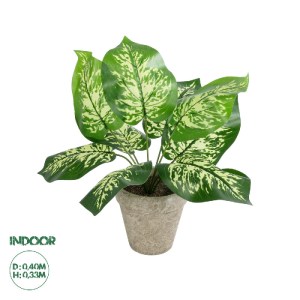 glo-20897-20897_0 GLOBOSTAR® ARTIFICIAL GARDEN DIEFFENBACHIA POTTED PLANT 20897 ΔΙΑΚΟΣΜΗΤΙΚΟ ΦΥΤΟ ΔΙΕΦΕΝΜΠΑΧ