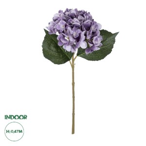 glo-21181-21181_0 GLOBOSTAR® ARTIFICIAL GARDEN PURPLE HYDRANGEA BRANCH 21181 ΤΕΧΝΗΤΟ ΔΙΑΚΟΣΜΗΤΙΚΟ ΚΛΑΔΙ ΟΡΤΑ
