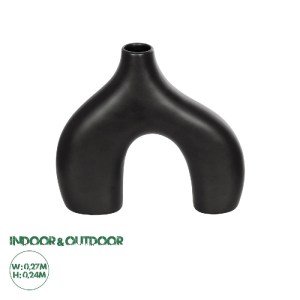 glo-21249-21249_0.webp GLOBOSTAR® ARTIFICIAL GARDEN TOLEDO 21249 ΔΙΑΚΟΣΜΗΤΙΚΟ ΚΕΡΑΜΙΚΟ ΒΑΖO ΜΑΥΡΟ Π27 X Μ6 X Υ24 