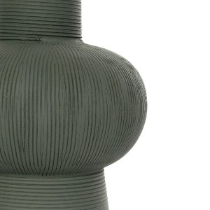 glo-21264-21264_5.webp GLOBOSTAR® ARTIFICIAL GARDEN MALACHITE 21264 ΔΙΑΚΟΣΜΗΤΙΚΟ ΚΕΡΑΜΙΚΟ ΒΑΖO ΓΚΡΙ Π13 X Μ13 X Υ