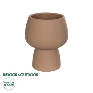 glo-21269-21269_0.webp GLOBOSTAR® ARTIFICIAL GARDEN AMBER 21269 ΔΙΑΚΟΣΜΗΤΙΚΟ ΚΕΡΑΜΙΚΟ ΒΑΖO ΚΑΦΕ Π17 X Μ17 X Υ20CM