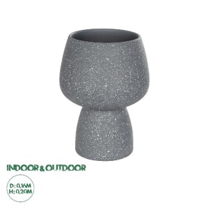 glo-21271-21271_0.webp GLOBOSTAR® ARTIFICIAL GARDEN SAMUI 21271 ΔΙΑΚΟΣΜΗΤΙΚΟ ΚΕΡΑΜΙΚΟ ΒΑΖO ΓΚΡΙ Π16 X Μ16 X Υ20CM