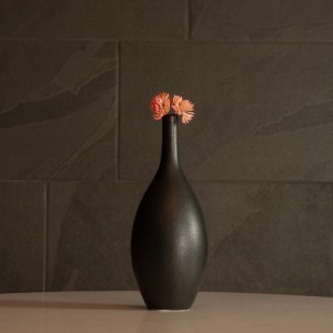 glo-21273-21273_7 GLOBOSTAR® ARTIFICIAL GARDEN OLRANDO 21273 ΔΙΑΚΟΣΜΗΤΙΚΟ ΚΕΡΑΜΙΚΟ ΒΑΖO ΜΑΥΡΟ Π8 X Μ8 X Υ20CM