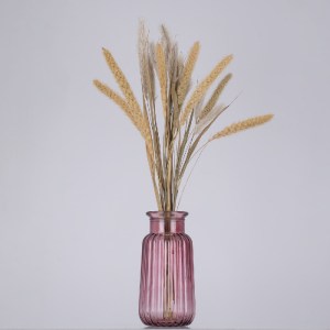 glo-35604-35604_2 GLOBOSTAR® LAYLA 35604 ΔΙΑΚΟΣΜΗΤΙΚΟ ΒΑΖΟ ΓΥΑΛΙΝΟ ΜΩΒ Φ11 X Υ22CM