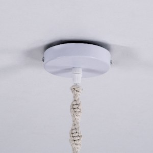 glo-36206-36206_8 GLOBOSTAR® CONGO 36206 BOHO ΚΡΕΜΑΣΤΟ ΦΩΤΙΣΤΙΚΟ ΜΑΚΡΑΜΕ ΜΟΝΟΦΩΤΟ 1 X E27 IP20 ΜΠΕΖ ΥΦΑΣΜΑ -