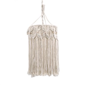 glo-36206-f8c8d2_36206_00 GLOBOSTAR® CONGO 36206 BOHO ΚΡΕΜΑΣΤΟ ΦΩΤΙΣΤΙΚΟ ΜΑΚΡΑΜΕ ΜΟΝΟΦΩΤΟ 1 X E27 IP20 ΜΠΕΖ ΥΦΑΣΜΑ -