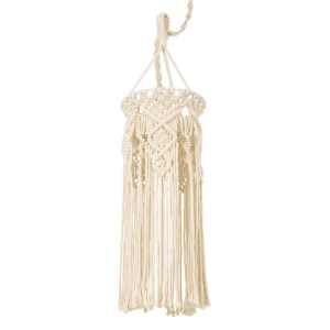 glo-36211-36211_0 GLOBOSTAR® BAHRI 36211 BOHO ΚΡΕΜΑΣΤΟ ΦΩΤΙΣΤΙΚΟ ΜΑΚΡΑΜΕ ΜΟΝΟΦΩΤΟ 1 X E27 IP20 ΜΠΕΖ ΥΦΑΣΜΑ -