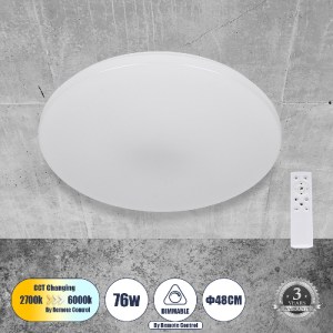 glo-61017-61017_0 GLOBOSTAR® AVA 61017 ΜΟΝΤΕΡΝΟ ΦΩΤΙΣΤΙΚΟ ΟΡΟΦΗΣ LED 76W 7600LM 120° AC 220-240V IP20 ΡΥΘΜΙΖ