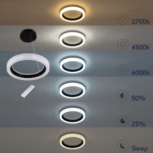 glo-61038-61038_11 GLOBOSTAR® ARIANA 61038 ΚΡΕΜΑΣΤΗ ΠΛΑΦΟΝΙΕΡΑ ΟΡΟΦΗΣ ΚΥΚΛΟΣ LED CCT 55W 6376LM 120° AC 220-2