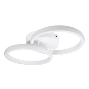 glo-61059-61059_3 GLOBOSTAR® CORA 61059 ΜΟΝΤΕΡΝΟ ΦΩΤΙΣΤΙΚΟ ΟΡΟΦΗΣ LED 18W 2160LM 300° AC 220-240V IP20 ΡΥΘΜΙ
