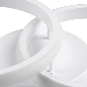glo-61059-61059_4 GLOBOSTAR® CORA 61059 ΜΟΝΤΕΡΝΟ ΦΩΤΙΣΤΙΚΟ ΟΡΟΦΗΣ LED 18W 2160LM 300° AC 220-240V IP20 ΡΥΘΜΙ