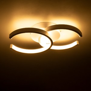 glo-61068-61068_5 GLOBOSTAR® EVA 61068 ΜΟΝΤΕΡΝΟ ΦΩΤΙΣΤΙΚΟ ΟΡΟΦΗΣ LED 16W 1920LM 300° AC 220-240V IP20 ΡΥΘΜΙΖ