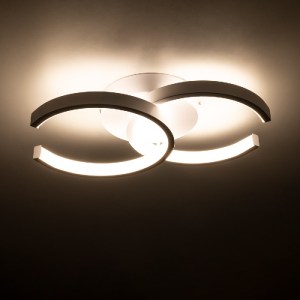 glo-61068-61068_6 GLOBOSTAR® EVA 61068 ΜΟΝΤΕΡΝΟ ΦΩΤΙΣΤΙΚΟ ΟΡΟΦΗΣ LED 16W 1920LM 300° AC 220-240V IP20 ΡΥΘΜΙΖ