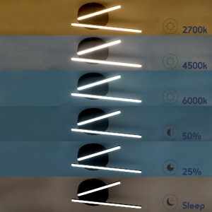 glo-61091-61091_9 GLOBOSTAR® DRACO 61091 ΜΟΝΤΕΡΝΟ ΦΩΤΙΣΤΙΚΟ ΟΡΟΦΗΣ LED 36W 4428LM 120° AC 220-240V IP20 ΡΥΘΜ