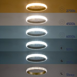 glo-61127-61127_10 GLOBOSTAR® DIAMOND 61127 ΚΡΕΜΑΣΤΟ ΦΩΤΙΣΤΙΚΟ ΔΑΧΤΥΛΙΔΙ-ΚΥΚΛΟΣ LED CCT 20W 2356LM 360° AC 22