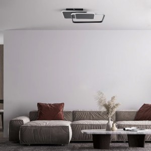 glo-61231-e51115_post_220 GLOBOSTAR® SQUARO 61231 ΜΟΝΤΕΡΝΟ ΦΩΤΙΣΤΙΚΟ ΟΡΟΦΗΣ LED 75W 8400LM 360° AC 220-240V IP20 ΡΥΘ
