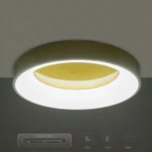 glo-61235-61235_12 GLOBOSTAR® SALEM 61235 ΜΟΝΤΕΡΝΟ ΦΩΤΙΣΤΙΚΟ ΟΡΟΦΗΣ LED 75W 8625LM 120° AC 220-240V IP20 ΡΥΘΜΙΖΟΜΕΝΟ ΛΕΥΚΟ CCT ΜΕ ΧΕΙΡΙΣΤΗΡΙΟ ΑΠΟ 2700K ΕΩΣ 6000K DIMMABLE - LUMILEDS SMD