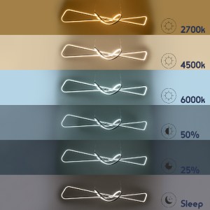 glo-61281-61281_8 GLOBOSTAR® DOLORES 61281 ΚΡΕΜΑΣΤΟ ΦΩΤΙΣΤΙΚΟ ΟΡΟΦΗΣ DESIGN LED CCT 105W 11760LM 300° AC 220