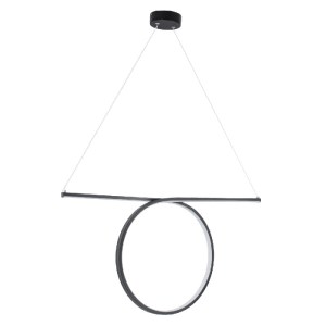 glo-61294-61294_2 GLOBOSTAR® ROME 61294 ΜΟΝΤΕΡΝΟ ΚΡΕΜΑΣΤΟ ΦΩΤΙΣΤΙΚΟ ΟΡΟΦΗΣ LED 24W 2640LM 200° AC 220-240V I