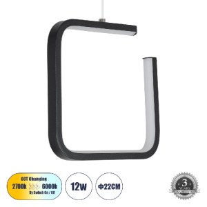 glo-61308-61308_0 GLOBOSTAR® CEROBA 61308 ΚΡΕΜΑΣΤΟ ΦΩΤΙΣΤΙΚΟ ΟΡΟΦΗΣ LINEAR DESIGN LED CCT 12W 1320LM 360° AC