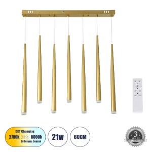 glo-61312-b23e1c_61312_0 GLOBOSTAR® TEARS 61312 ΚΡΕΜΑΣΤΟ ΦΩΤΙΣΤΙΚΟ ΟΡΟΦΗΣ DESIGN LED CCT 21W 2310LM 180° AC 220-240