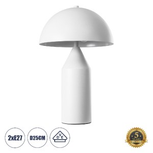 glo-61450-3bc205_61450_0 GLOBOSTAR® URANUS-S 61450 ΜΟΝΤΕΡΝΟ ΕΠΙΤΡΑΠΕΖΙΟ ΦΩΤΙΣΤΙΚΟ ΠΟΡΤΑΤΙΦ ΔΙΦΩΤΟ 2 X E27 AC220-240
