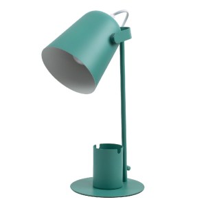 glo-61566-ecc8c7_61566_0 GLOBOSTAR® PENCASE 61566 ΜΟΝΤΕΡΝΟ ΕΠΙΤΡΑΠΕΖΙΟ ΦΩΤΙΣΤΙΚΟ ΠΟΡΤΑΤΙΦ ΜΕ ΝΤΟΥΙ 1 X E27 AC 220-2