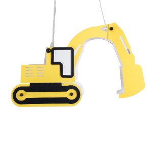 glo-61579-61579_4 GLOBOSTAR® EXCAVATOR 61579 ΠΑΙΔΙΚΟ ΚΡΕΜΑΣΤΟ ΦΩΤΙΣΤΙΚΟ ΦΙΓΟΥΡΑ ΜΟΝΟΦΩΤΟ 1 X E27 IP20 ΚΙΤΡΙΝ