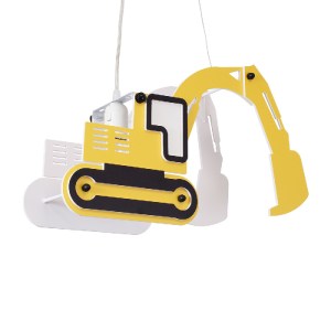 glo-61579-61579_5 GLOBOSTAR® EXCAVATOR 61579 ΠΑΙΔΙΚΟ ΚΡΕΜΑΣΤΟ ΦΩΤΙΣΤΙΚΟ ΦΙΓΟΥΡΑ ΜΟΝΟΦΩΤΟ 1 X E27 IP20 ΚΙΤΡΙΝ