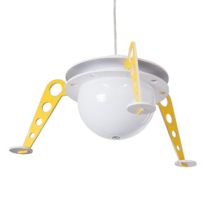 glo-61581-61581_5 GLOBOSTAR® UFO 61581 ΠΑΙΔΙΚΟ ΚΡΕΜΑΣΤΟ ΦΩΤΙΣΤΙΚΟ ΦΙΓΟΥΡΑ ΜΟΝΟΦΩΤΟ 1 X E27 IP20 ΚΙΤΡΙΝΟ, ΜΠΛ