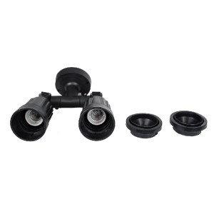 glo-61616-61616_8 GLOBOSTAR® GRASEDO 61616 ΒΑΣΗ ΚΗΠΟΥ ΜΕ 2 ΝΤΟΥΙ E27 ΓΙΑ ΛΑΜΠΕΣ ΣΠΟΤ PAR38 - ΑΔΙΑΒΡΟΧΗ IP67 