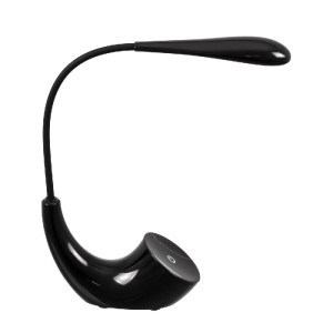 glo-76501-76501_2 GLOBOSTAR® TESLER 76501 ΜΟΝΤΕΡΝΟ ΕΠΑΝΑΦΟΡΤΙΖΟΜΕΝΟ ΦΩΤΙΣΤΙΚΟ ΓΡΑΦΕΙΟΥ ΜΑΥΡΟ LED 2.8 WATT 55