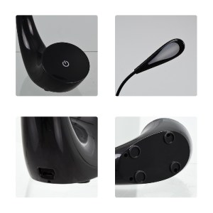 glo-76501-76501_4 GLOBOSTAR® TESLER 76501 ΜΟΝΤΕΡΝΟ ΕΠΑΝΑΦΟΡΤΙΖΟΜΕΝΟ ΦΩΤΙΣΤΙΚΟ ΓΡΑΦΕΙΟΥ ΜΑΥΡΟ LED 2.8 WATT 55