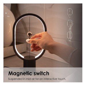 glo-76544-76544_10 GLOBOSTAR® MAGNET 76544 ΜΟΝΤΕΡΝΟ ΦΩΤΙΣΤΙΚΟ ΓΡΑΦΕΙΟΥ ΣΚΟΥΡΟ ΓΚΡΙ LED 15 WATT 1500LM DC 5V Μ