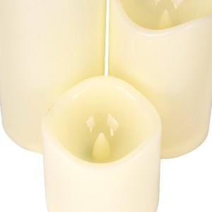 glo-79553-79553_2 GLOBOSTAR® 79553 ΣΕΤ 3 ΔΙΑΚΟΣΜΗΤΙΚΩΝ REALISTIC ΚΕΡΙΩΝ ΜΕ LED - ΜΠΑΤΑΡΙΑΣ & ΑΣΥΡΜΑΤΟ ΧΕΙΡΙΣ
