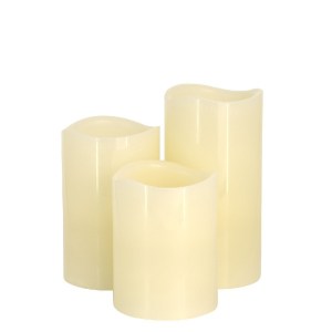 glo-79556-7ebd16_79556_0 GLOBOSTAR® 79556 ΣΕΤ 3 ΔΙΑΚΟΣΜΗΤΙΚΩΝ REALISTIC ΚΕΡΙΩΝ ΠΑΡΑΦΙΝΗΣ ΜΕ LED ΕΦΕ ΚΙΝΟΥΜΕΝΗΣ ΦΛΟΓΑΣ - ΜΠΑΤΑΡΙΑΣ & ΑΣΥΡΜΑΤΟ ΧΕΙΡΙΣΤΗΡΙΟ IR ΠΟΛΥΧΡΩΜΑ RGB DIMMABLE