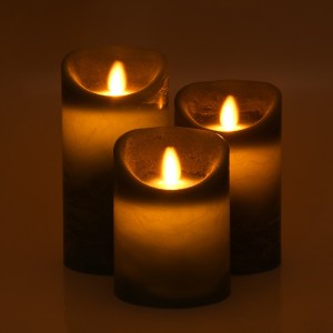 glo-79560-79560_4 GLOBOSTAR® 79560 ΣΕΤ 3 ΔΙΑΚΟΣΜΗΤΙΚΩΝ REALISTIC ΚΕΡΙΩΝ ΠΑΡΑΦΙΝΗΣ ΜΕ LED ΕΦΕ ΚΙΝΟΥΜΕΝΗΣ ΦΛΟΓ