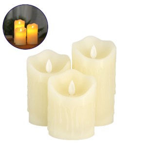 glo-79561-17dc71_79561_0 GLOBOSTAR® 79561 ΣΕΤ 3 ΔΙΑΚΟΣΜΗΤΙΚΩΝ REALISTIC ΚΕΡΙΩΝ ΠΑΡΑΦΙΝΗΣ ΜΕ LED ΕΦΕ ΚΙΝΟΥΜΕΝΗΣ ΦΛΟΓ