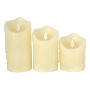 glo-79561-79561_2 GLOBOSTAR® 79561 ΣΕΤ 3 ΔΙΑΚΟΣΜΗΤΙΚΩΝ REALISTIC ΚΕΡΙΩΝ ΠΑΡΑΦΙΝΗΣ ΜΕ LED ΕΦΕ ΚΙΝΟΥΜΕΝΗΣ ΦΛΟΓ